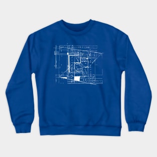 Technical drawing from the 60's. Crewneck Sweatshirt